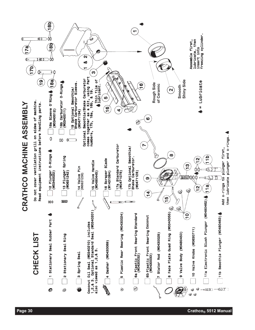 Grindmaster 5512E instruction manual Assembly 