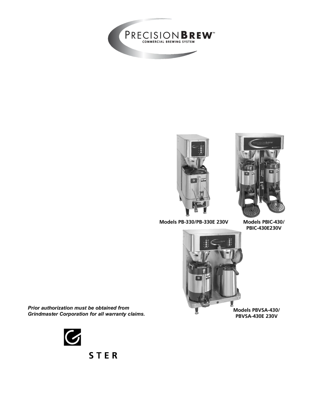 Grindmaster AM-344-04 instruction manual 