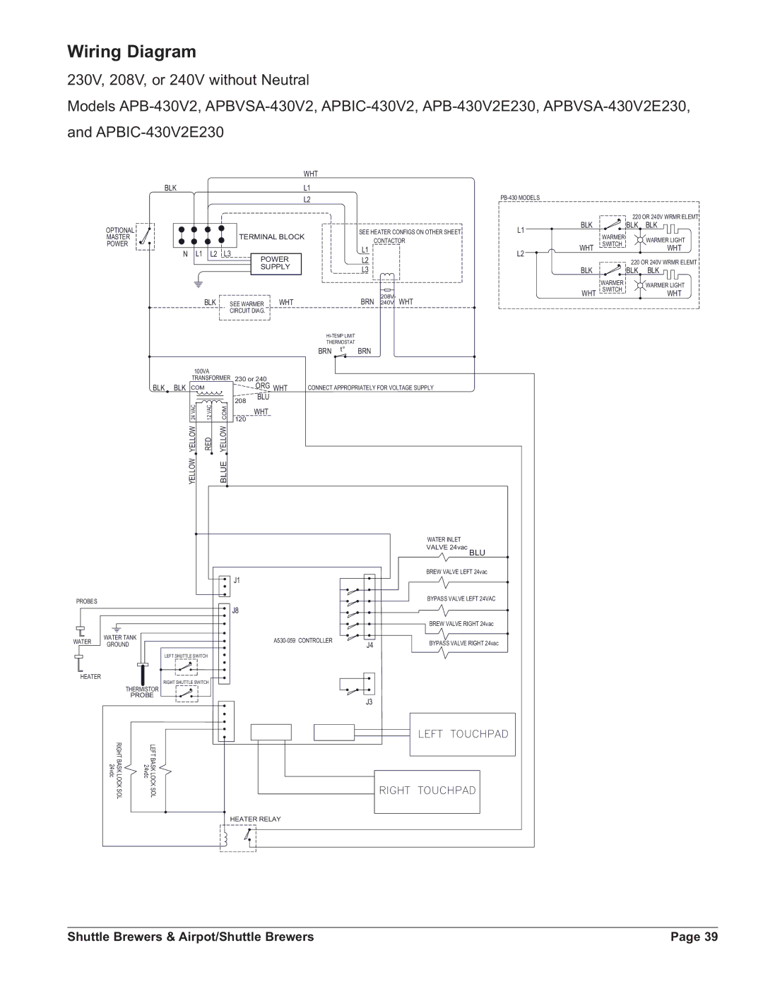 Grindmaster PBIC-430V2E230, APBVSA-330V2E230, APBIC-430V2, APB-330V2E230, APBVSA-430V2E230, APBIC-330V2 4ġ4/5#0!$ 