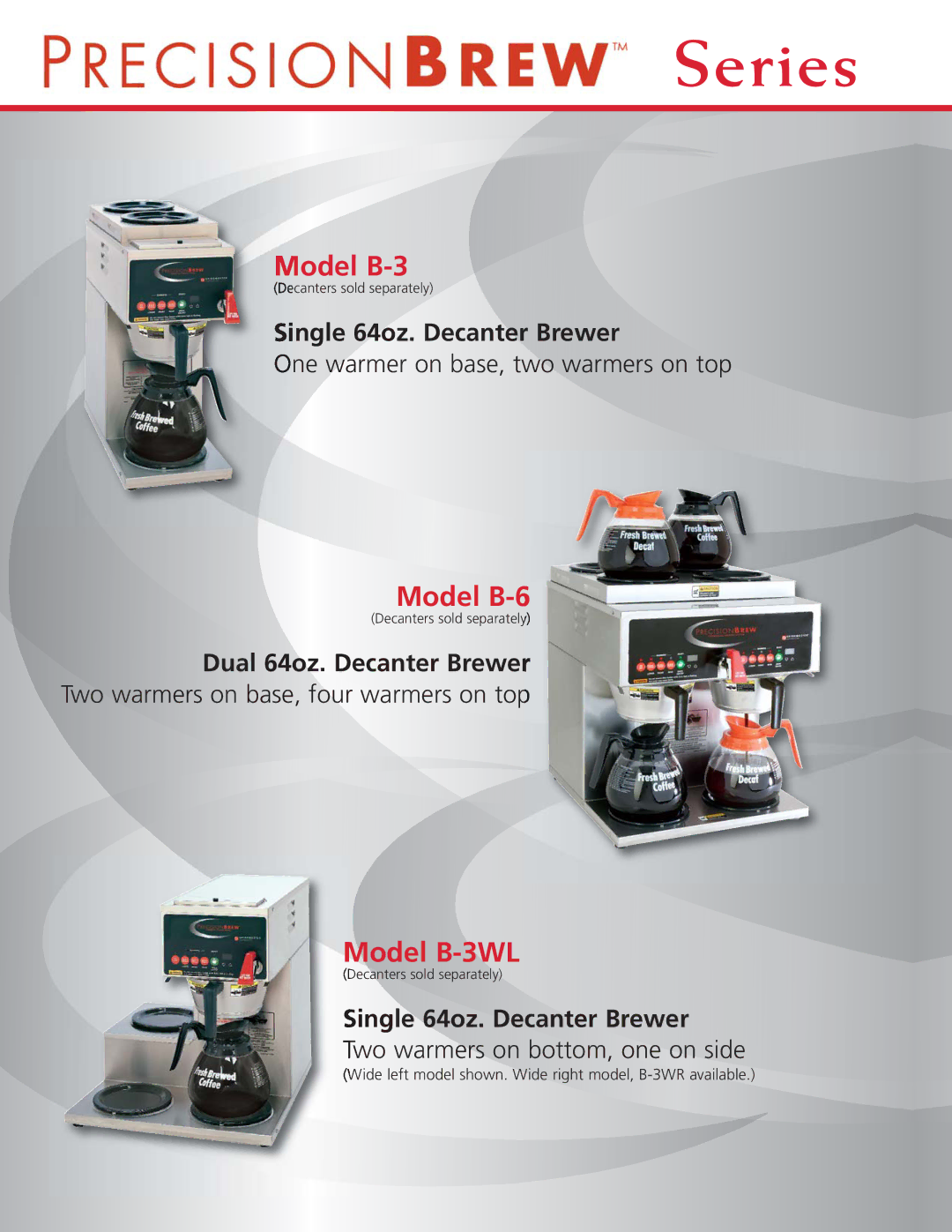 Grindmaster manual Model B-6, Model B-3WL 