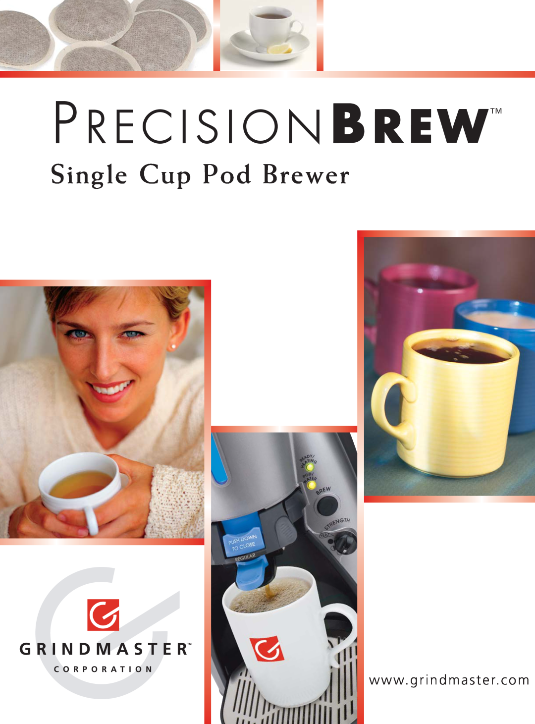 Grindmaster OPOD-E manual PrecisionBrew, Single Cup Pod Brewer, w w w. g r i n d m a s t e r. c o m 