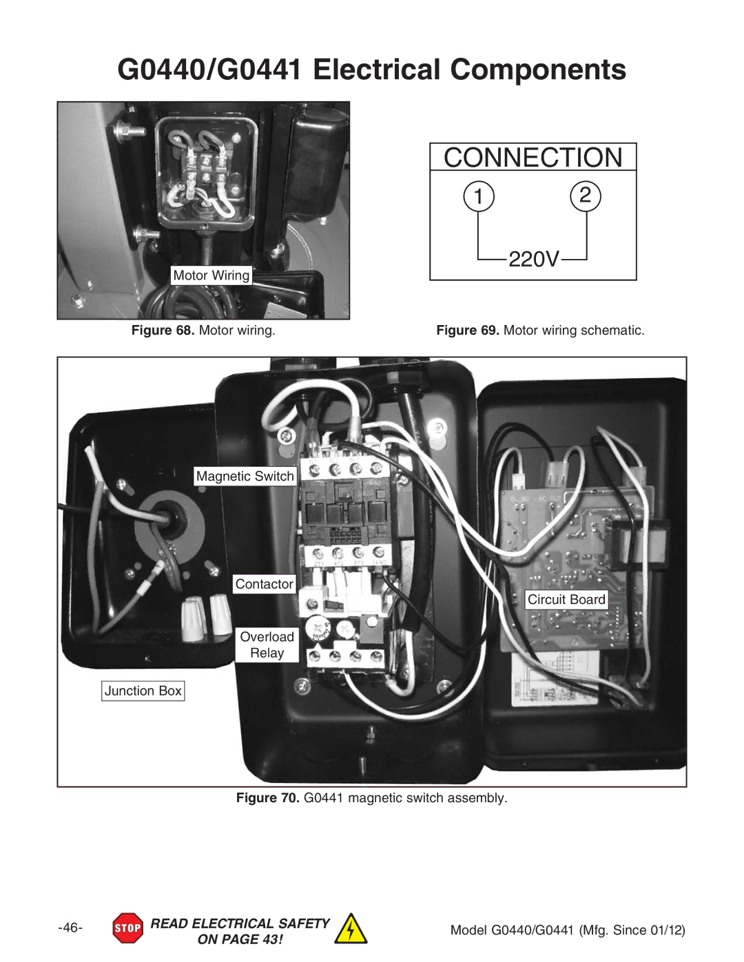 Grizzly owner manual G0440/G0441 Electrical Components, BdidgLgc 