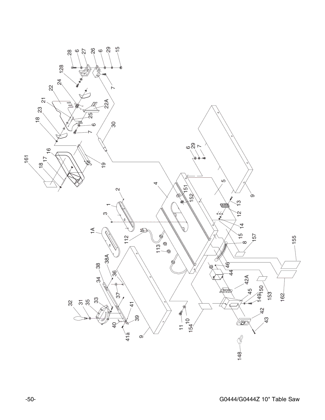 Grizzly G0444Z instruction manual 38A 