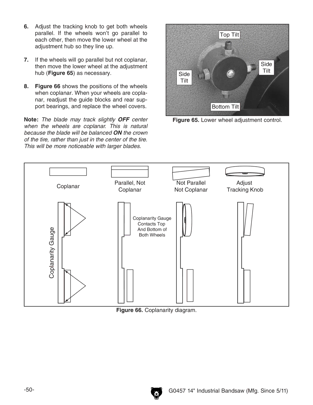 Grizzly G0457 owner manual Coplanarity Gauge 