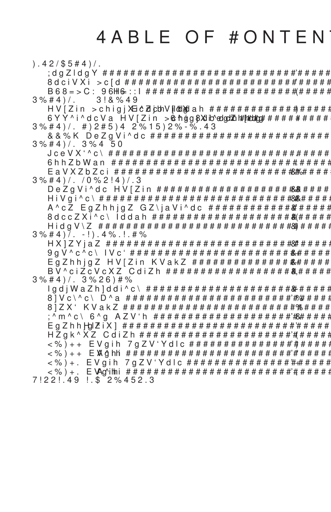 Grizzly G0466, G0469 instruction manual Table of Contents 