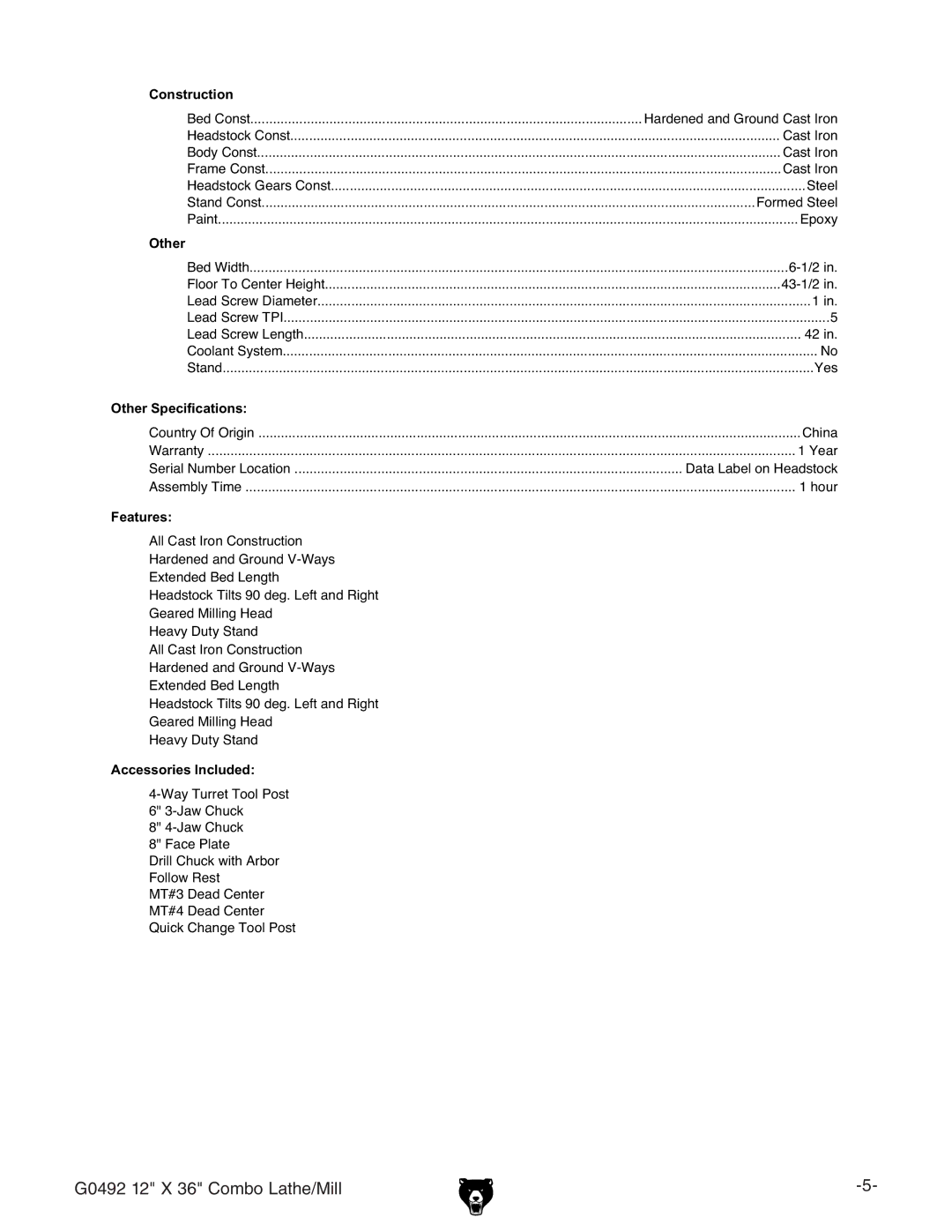 Grizzly G0492 manual 8dchigjXidc 