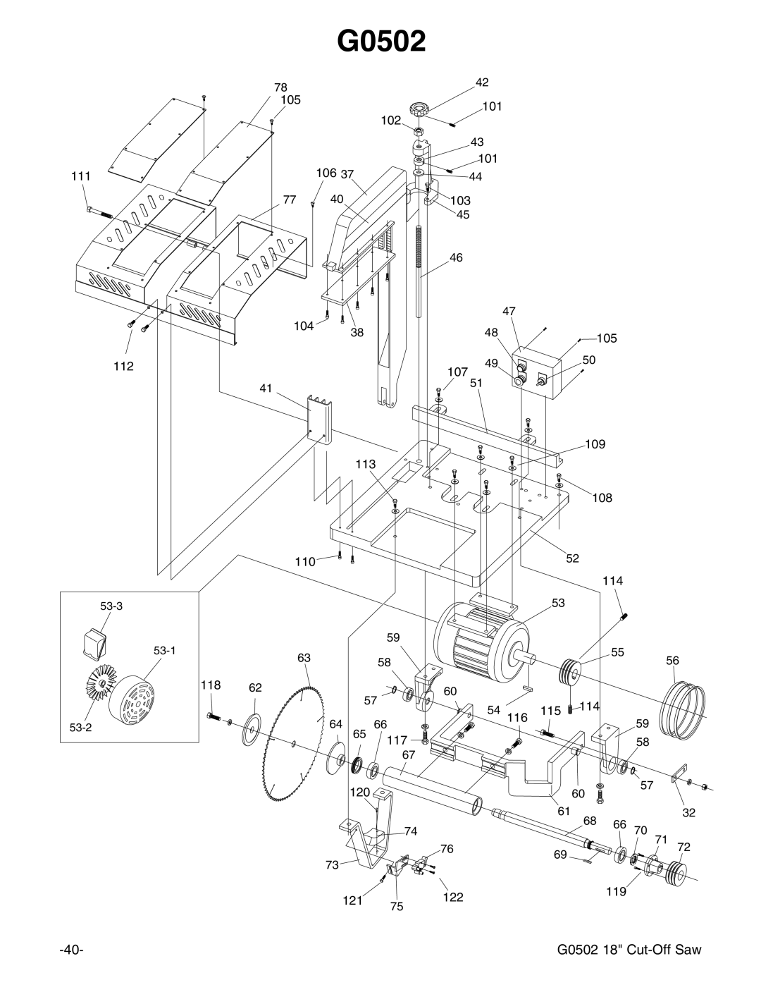 Grizzly G0502 manual  