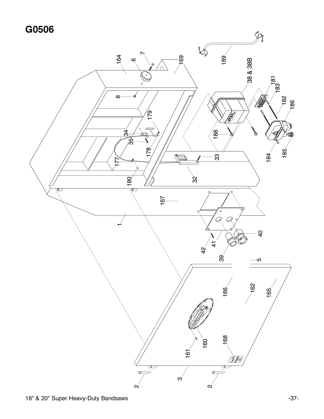 Grizzly G0507, G0511 instruction manual G0506 