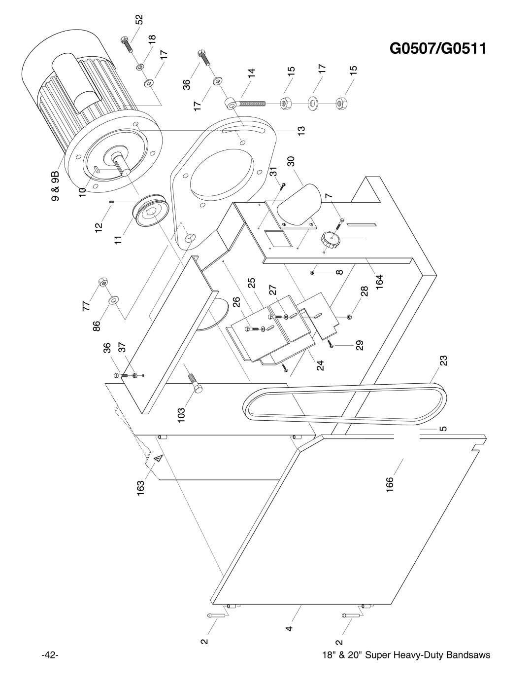 Grizzly G0506 instruction manual G0507/G0511 