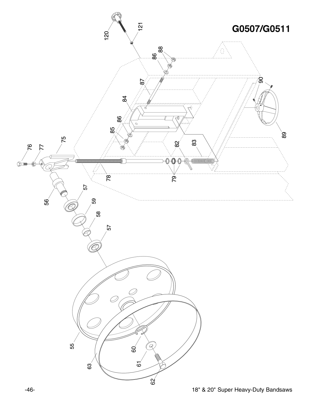 Grizzly G0506 instruction manual G0507/G0511 