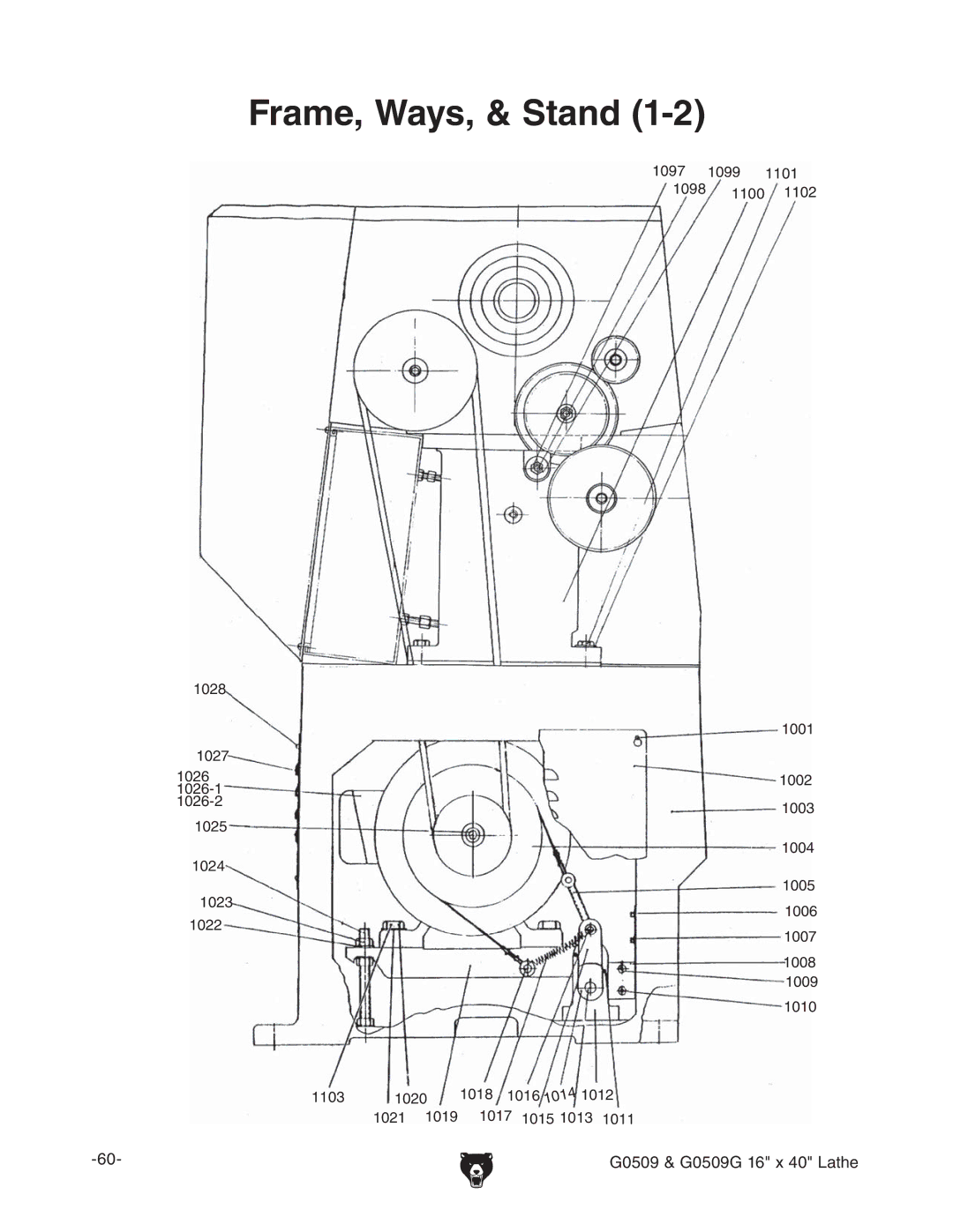 Grizzly G0509 manual Rame 7AYS 3TANDD 