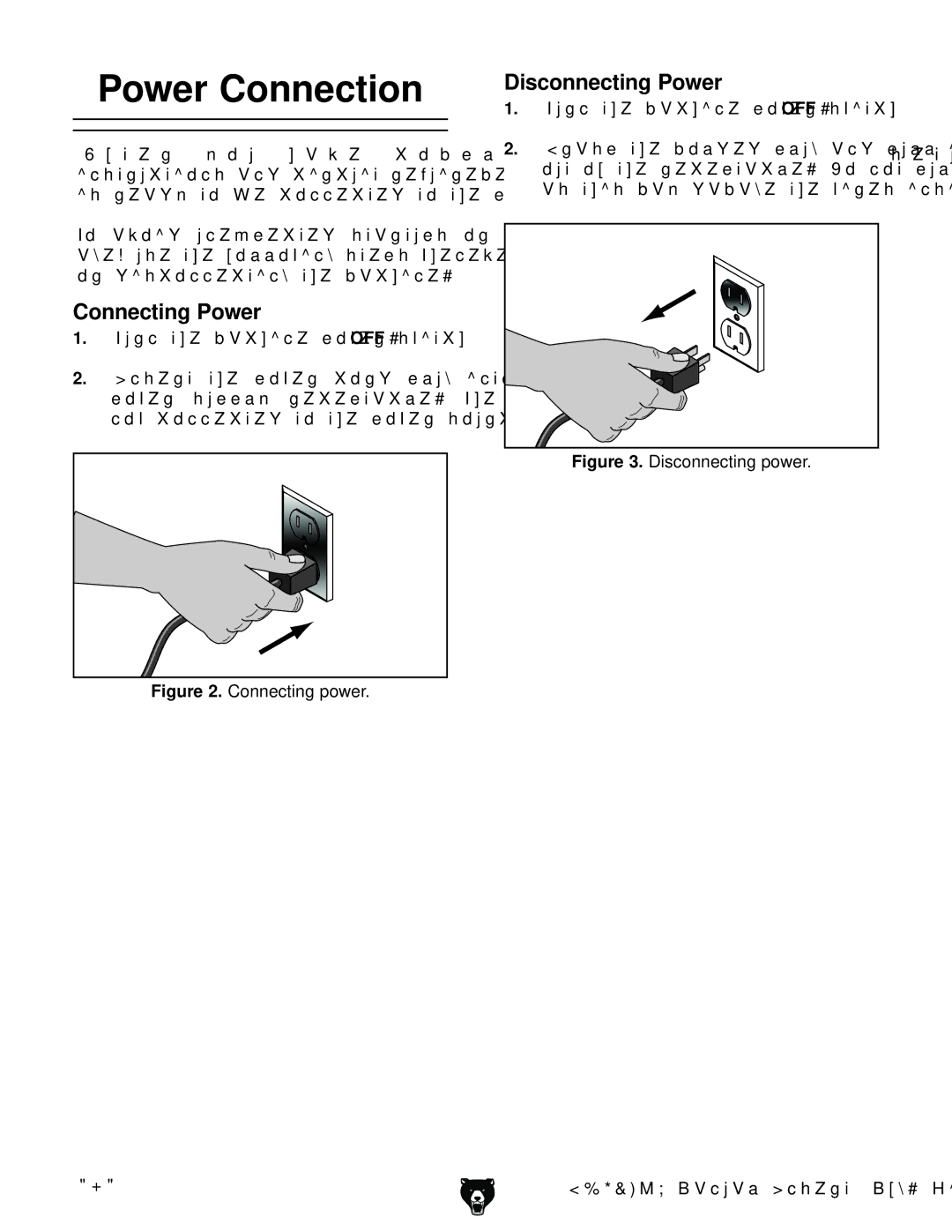 Grizzly G0514XF manual  Power Connection 