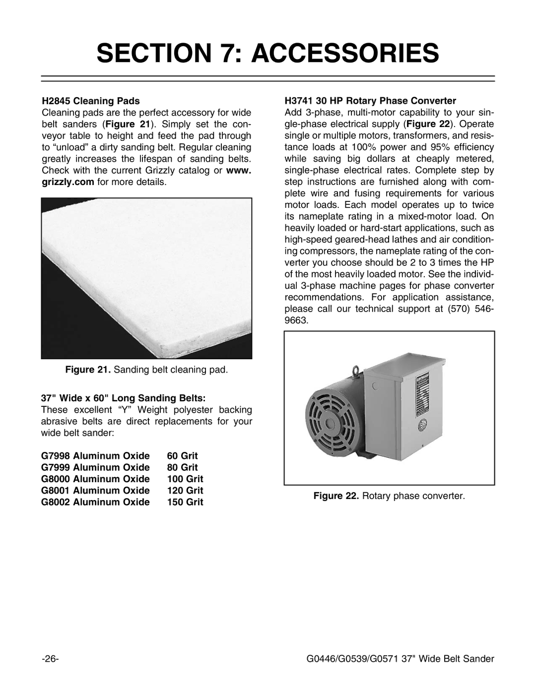 Grizzly G0539, G0446 manual #4/.  !##%33/2%3 