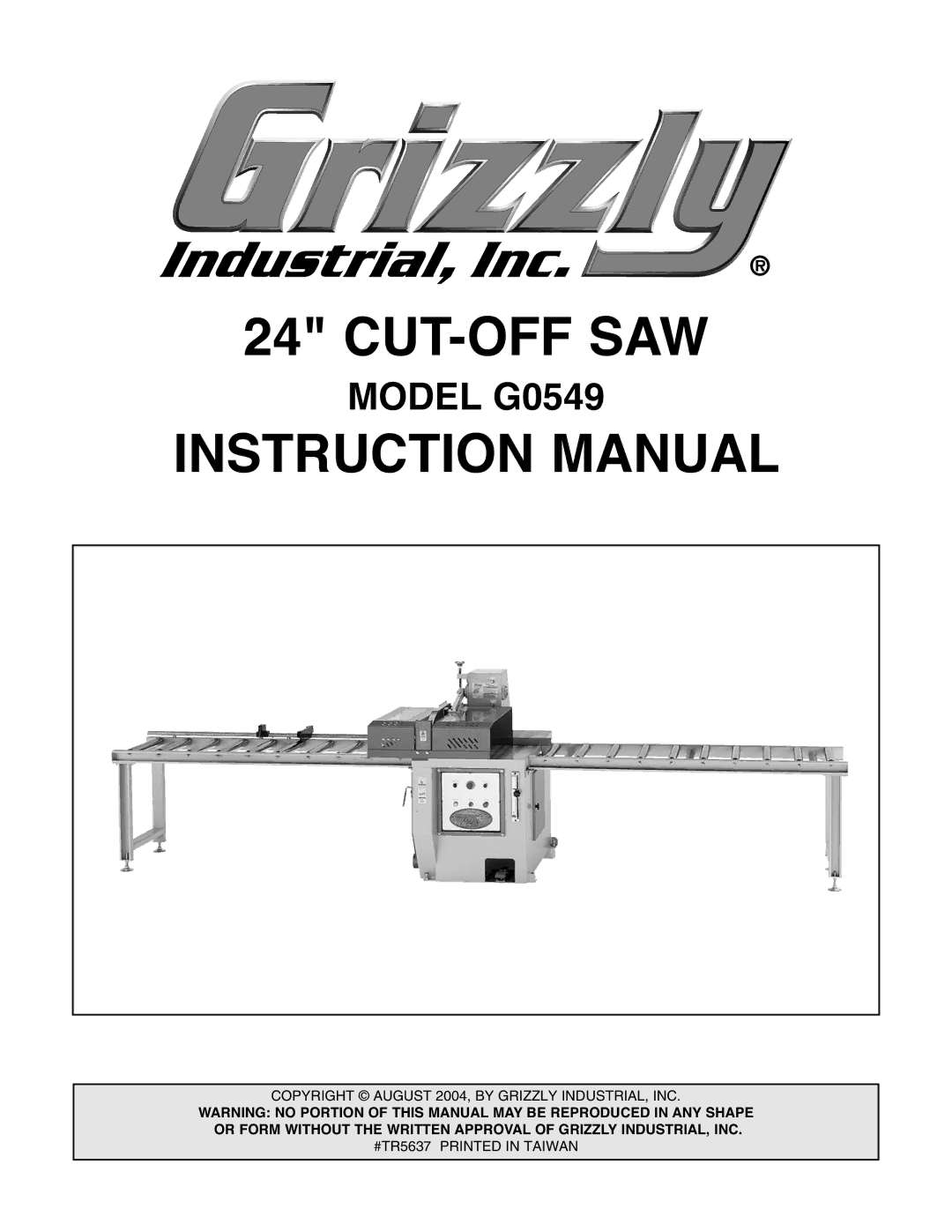 Grizzly G0549 manual &8726$ 