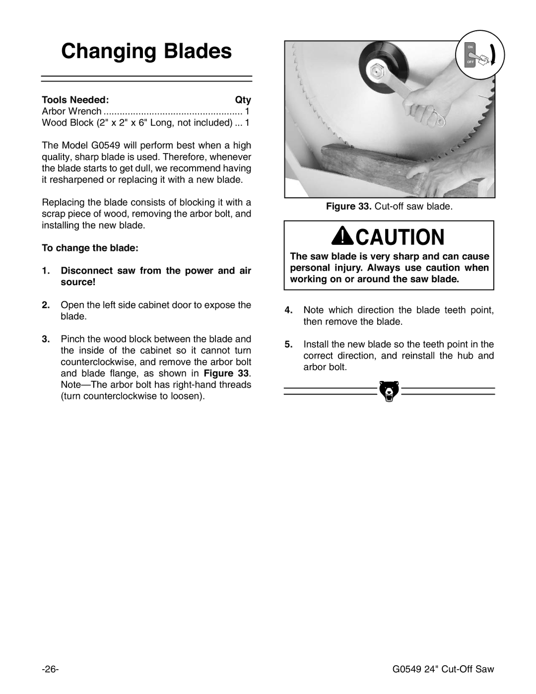 Grizzly G0549 manual Kdqjlqj%Odghv,  DeZciZaZihYZXVWcZiYddgidZmedhZiZ WaVYZ# 