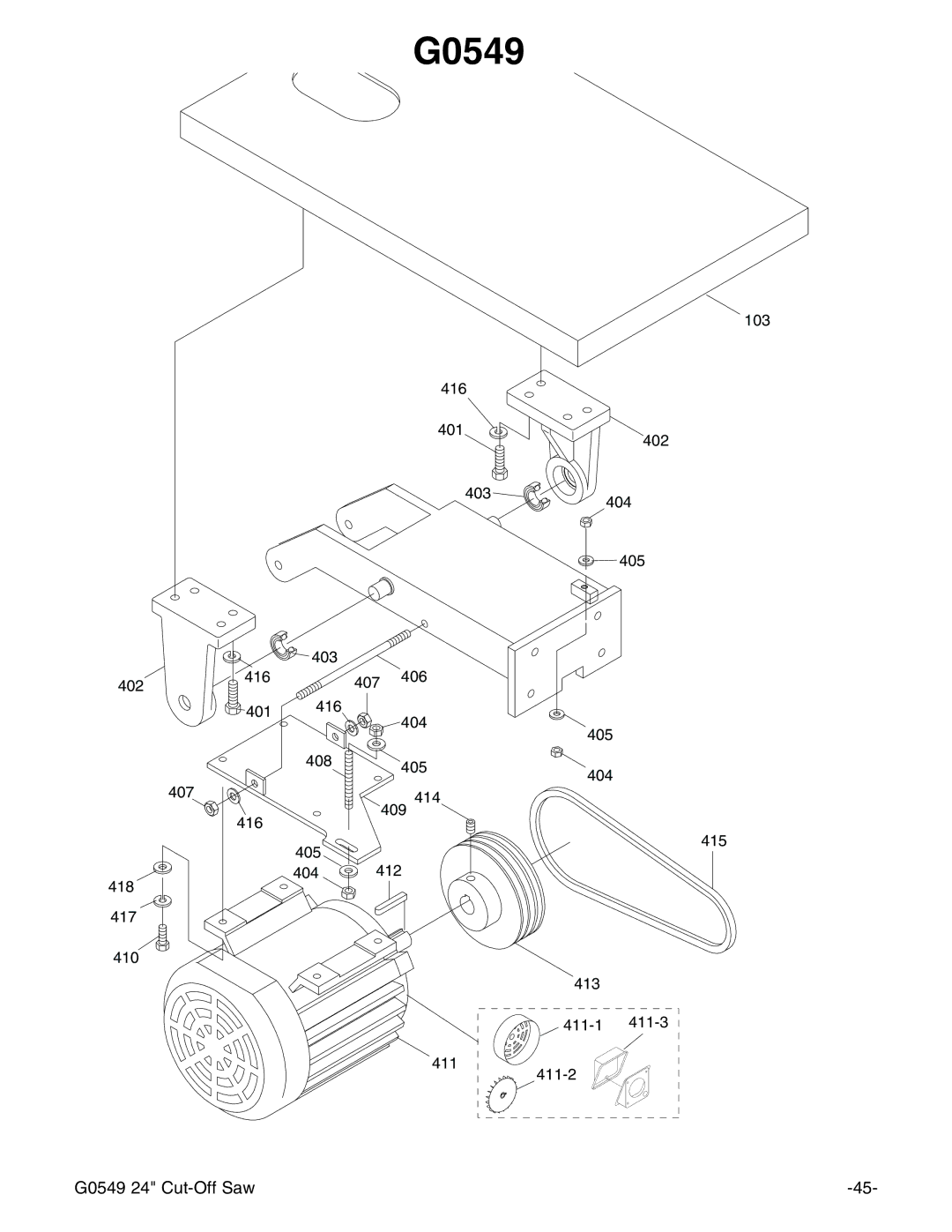 Grizzly G0549 manual  