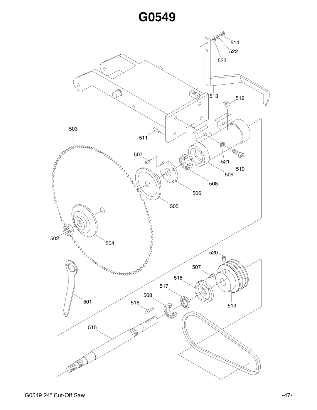 Grizzly G0549 manual  