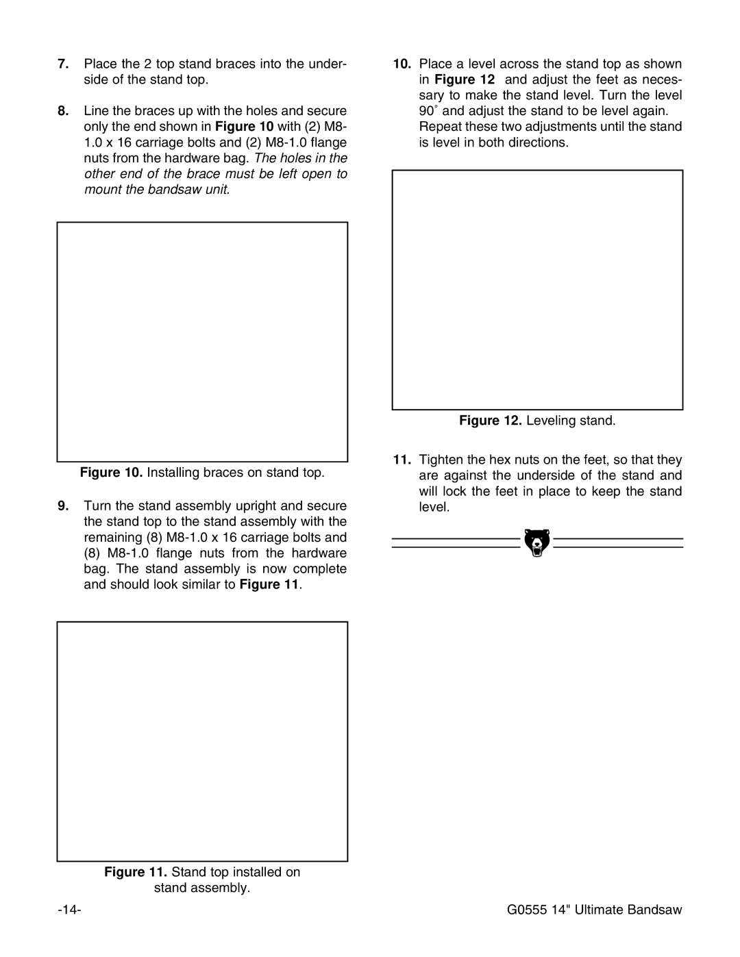 Grizzly G0555 instruction manual 