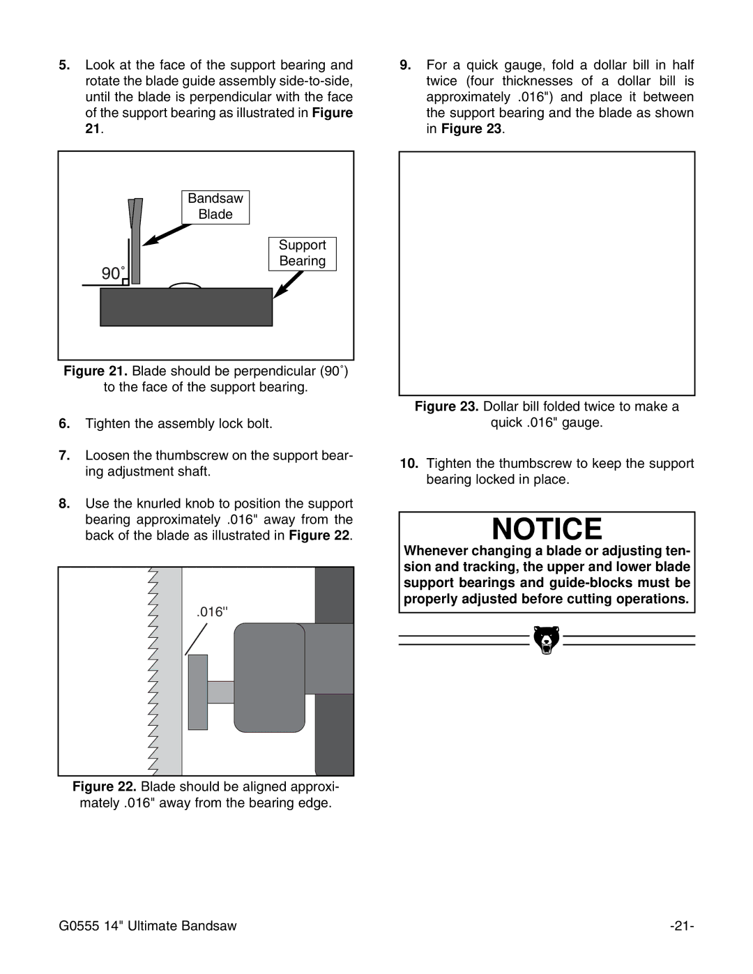 Grizzly G0555 instruction manual 016 