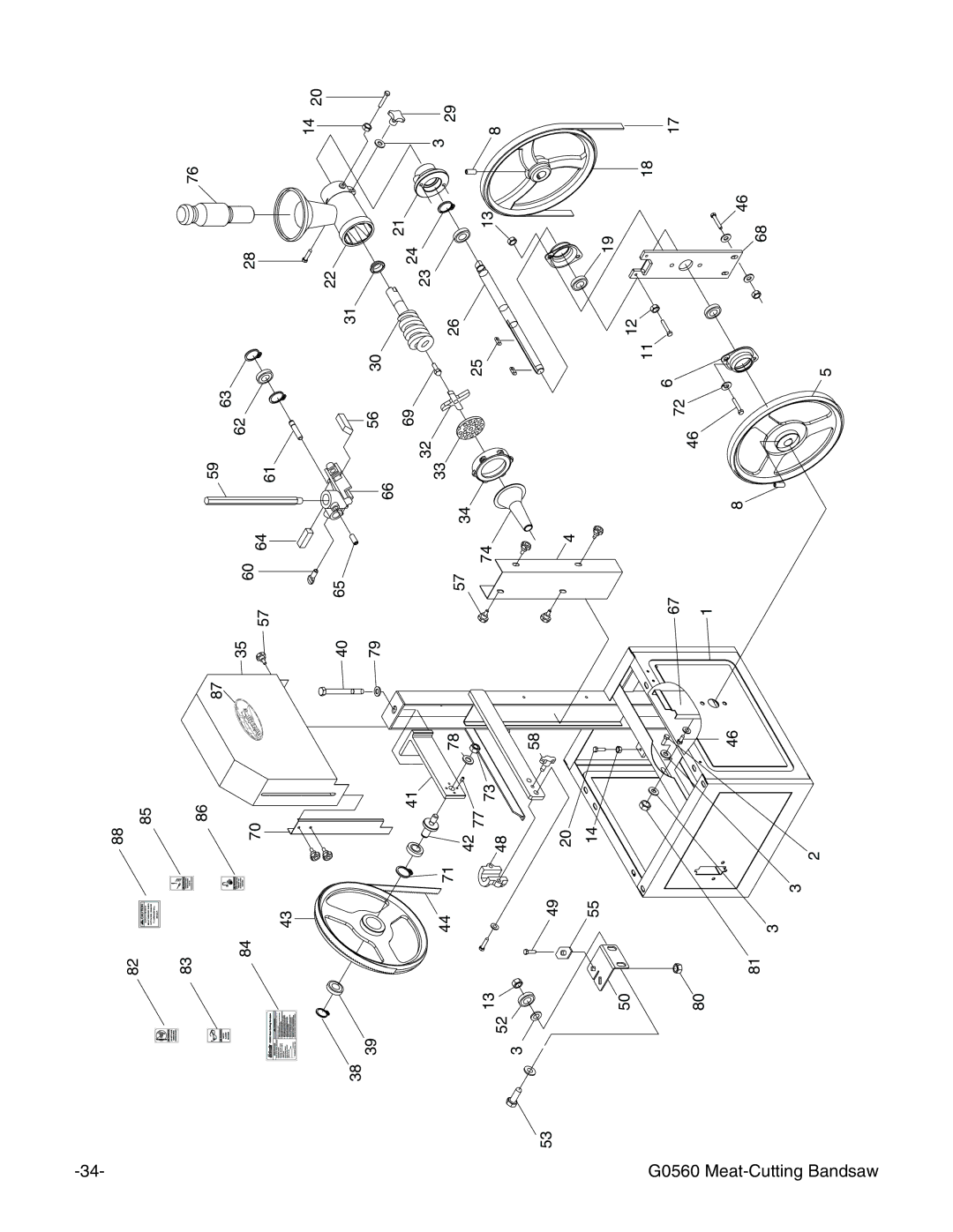 Grizzly G0560 instruction manual 