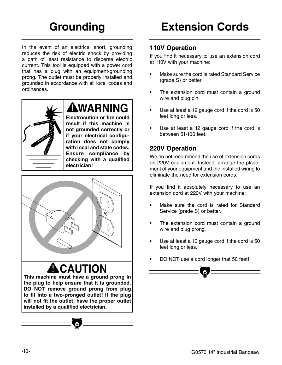 Grizzly G0570 manual Rounding, Xtensionn#Ords 