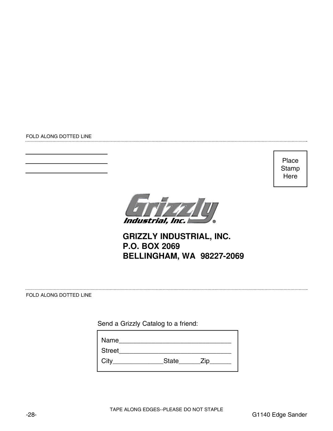 Grizzly G0574 installation instructions Grizzly INDUSTRIAL, INC 