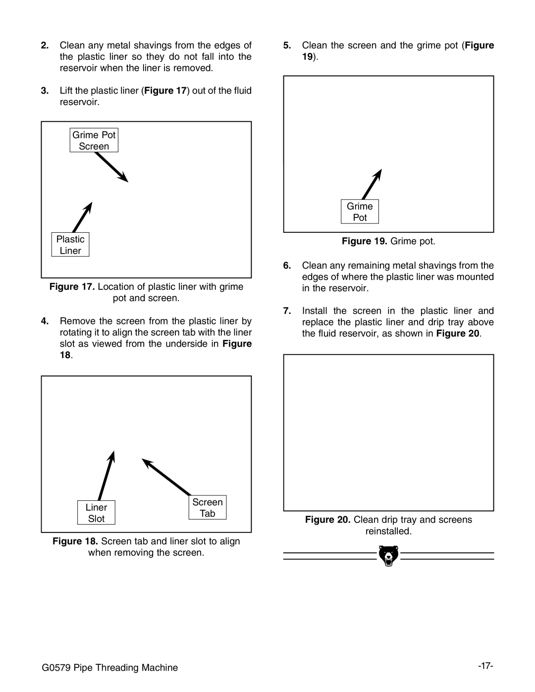 Grizzly G0579 manual # 