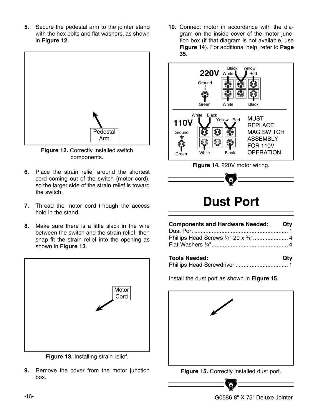 Grizzly G0586 manual $UST 0ORT, GEA68, B6HLI8=, Dg&&%K, Igure %Kbdidglgc\# 