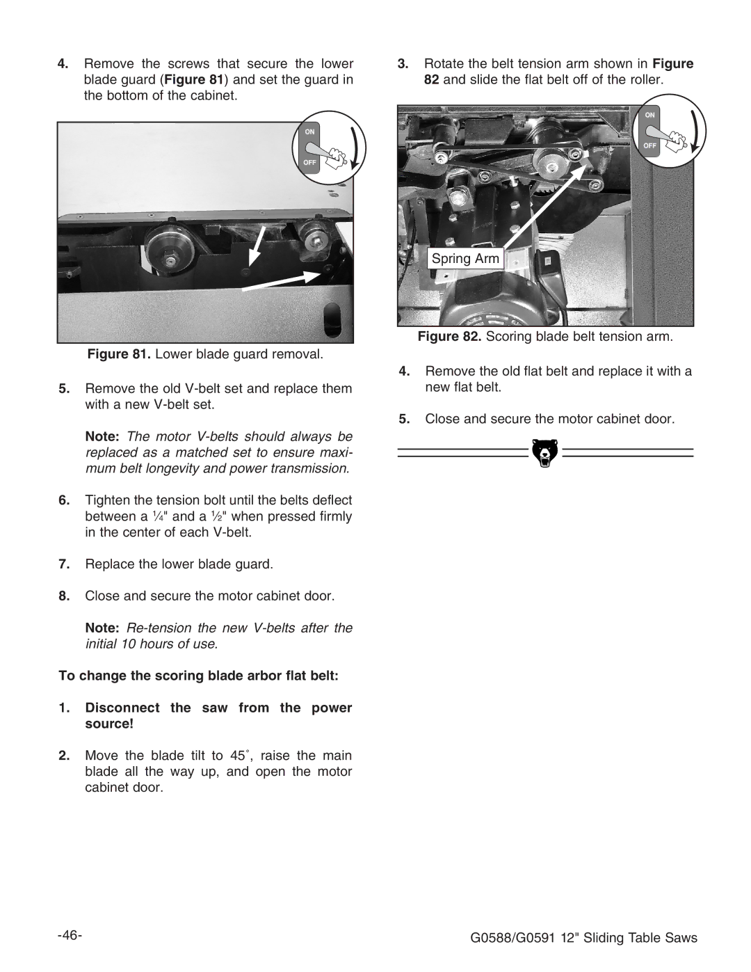 Grizzly G0588/G0591 instruction manual 