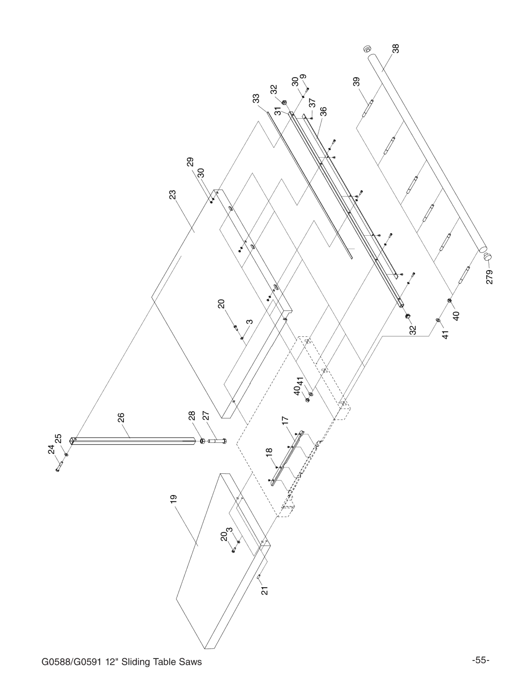 Grizzly G0588, G0591 owner manual Saws 