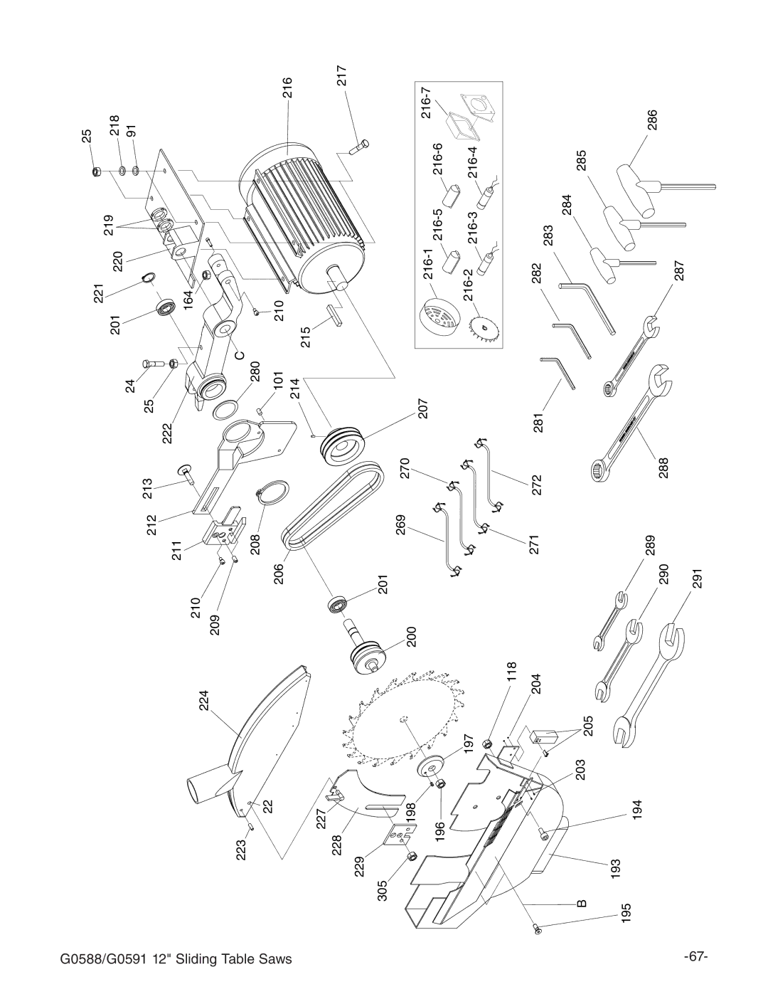 Grizzly owner manual G0588/G0591 12 Sliding Table Saws 