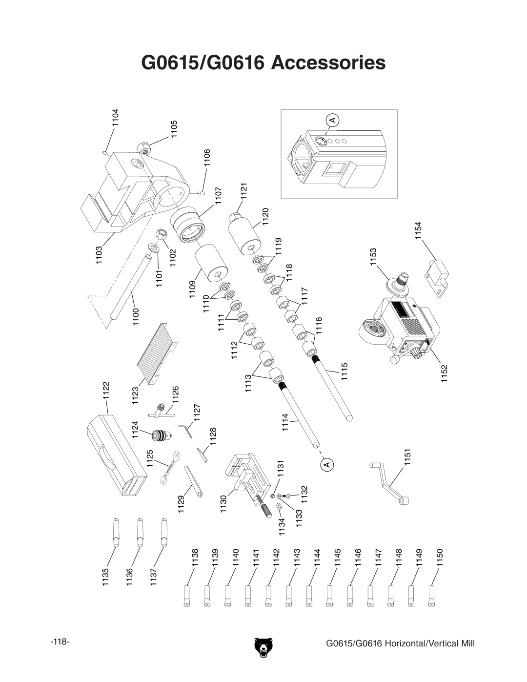 Grizzly G0615/G0616 manual !Ccessories 