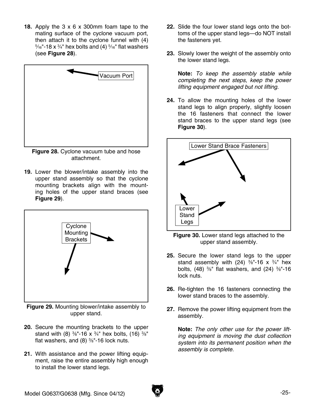 Grizzly G0637 owner manual KVXjjbEdgi, 8nXadcZ Bdjcic\ 7gVX`Zih, AdlZgHiVcY7gVXZVhiZcZgh AZ\h 