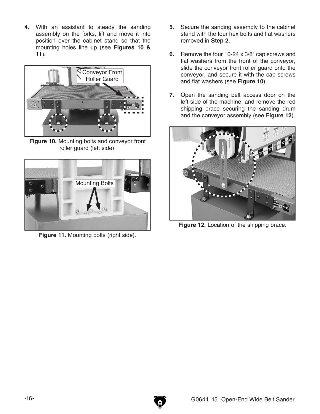 Grizzly G0644 owner manual 