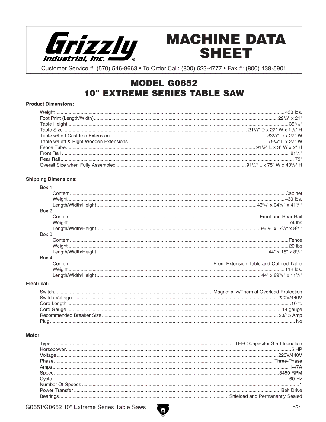 Grizzly G0652, G0651 owner manual $%,$ %842%-%23%2%3 4!,% 