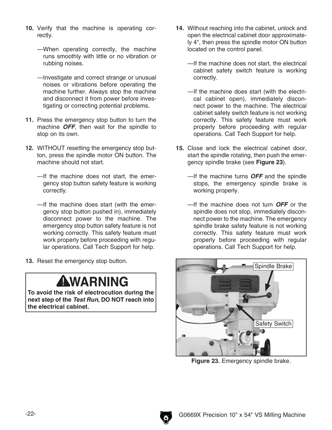 Grizzly g0669X owner manual 