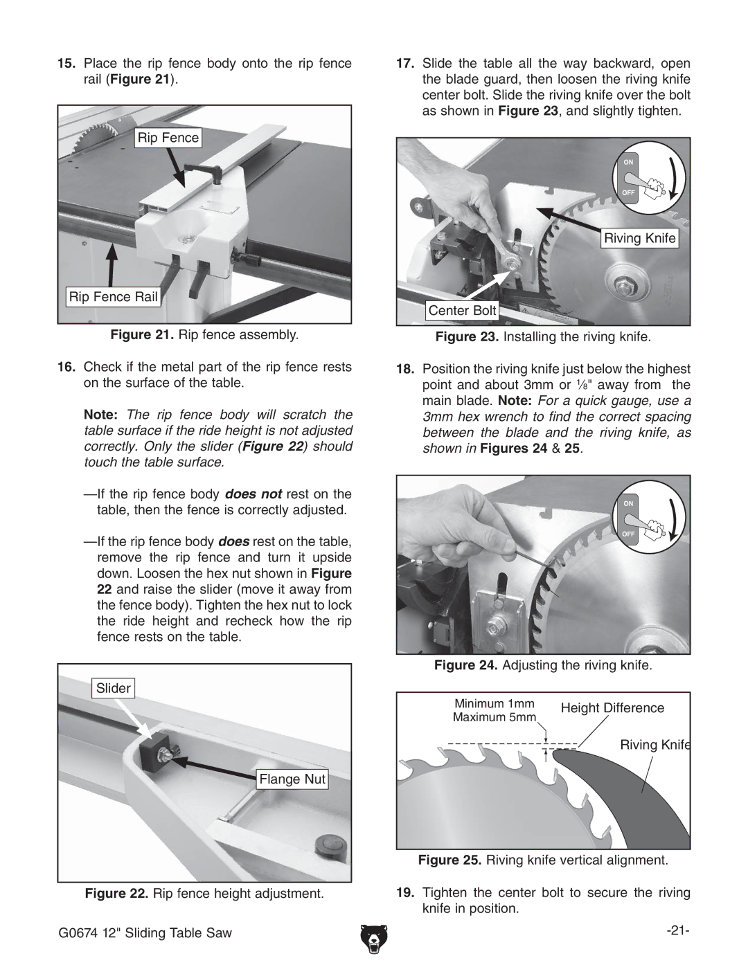 Grizzly G0674 owner manual HaYZg, AVc\ZCji, 8ZciZg7dai, Gkc\@cZ 