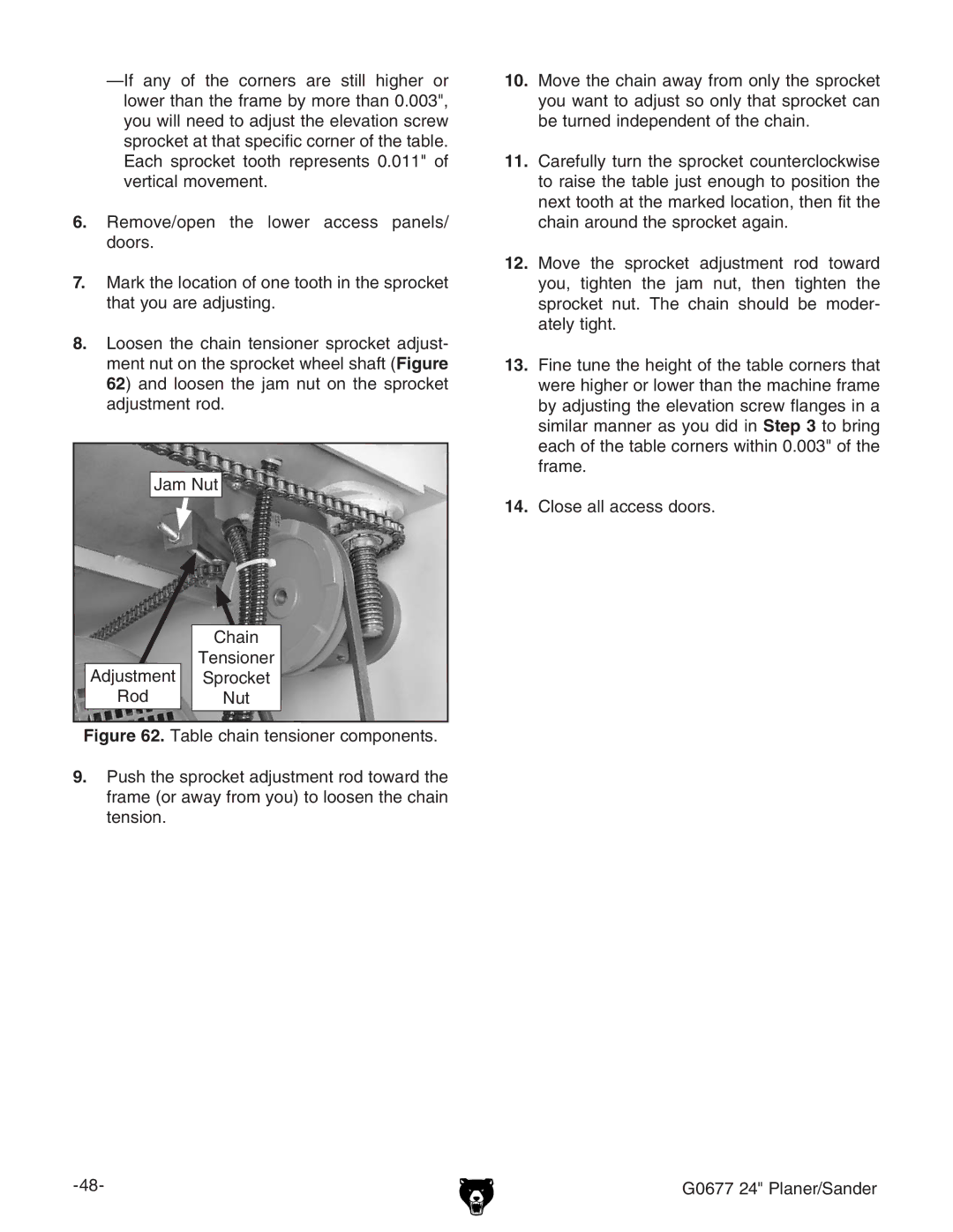 Grizzly G0677 owner manual  GZbdkZ$deZc iZ adlZg VXXZhh eVcZah$ Yddgh#, VYjhibZcigdY# ?VbCji 8Vc, 6YjhibZci 