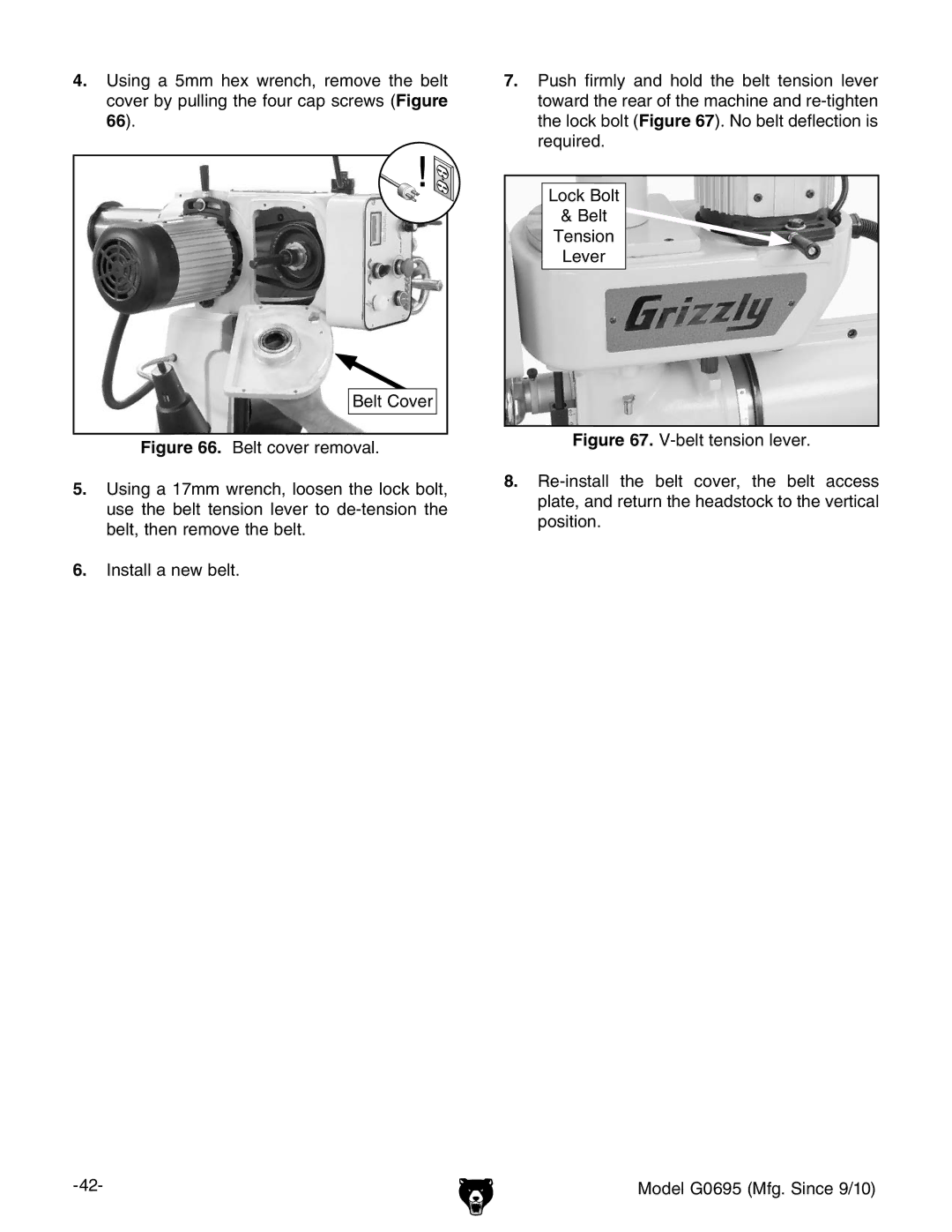 Grizzly G0695 owner manual 