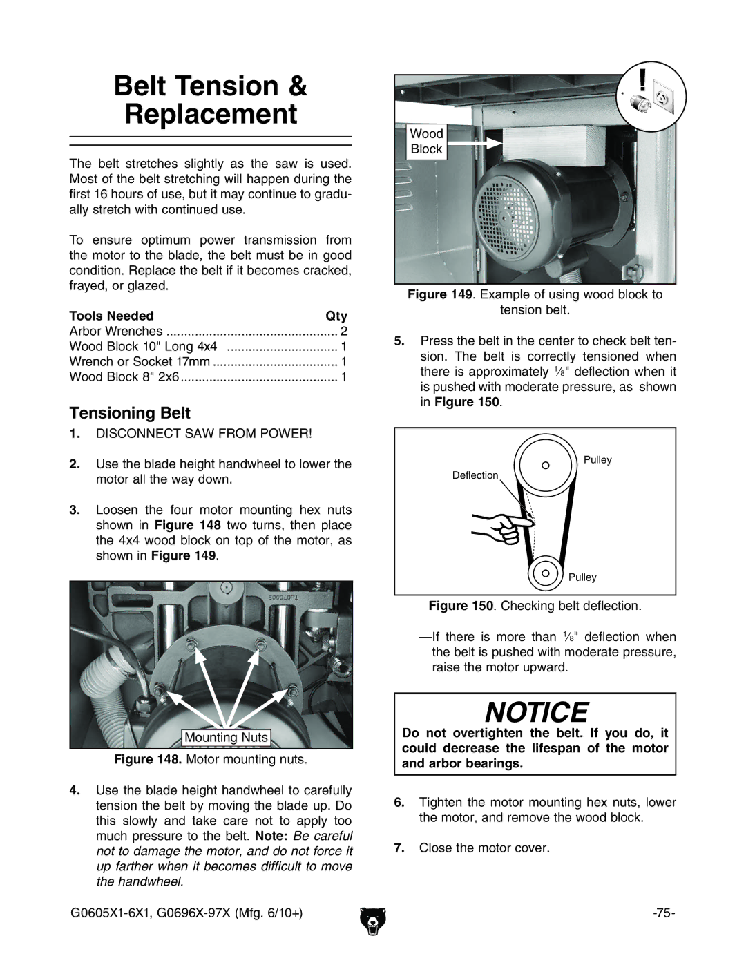 Grizzly G0697X Belt Tension Replacement, Tensioning Belt, Bdjcic\Cjih, +%*M&+M&!%+.+M.,MB\#+$&%  LddY 7adX` 