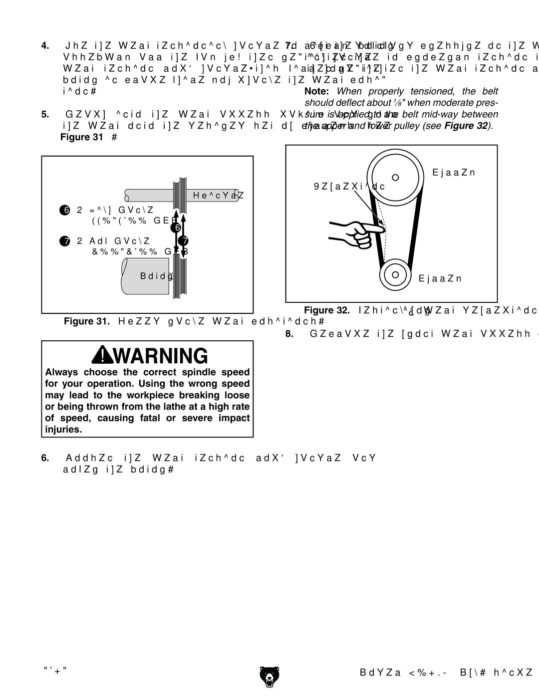 Grizzly G0698 owner manual Idc#, IZhic\dg&¿-WZaiYZaZXidc# 