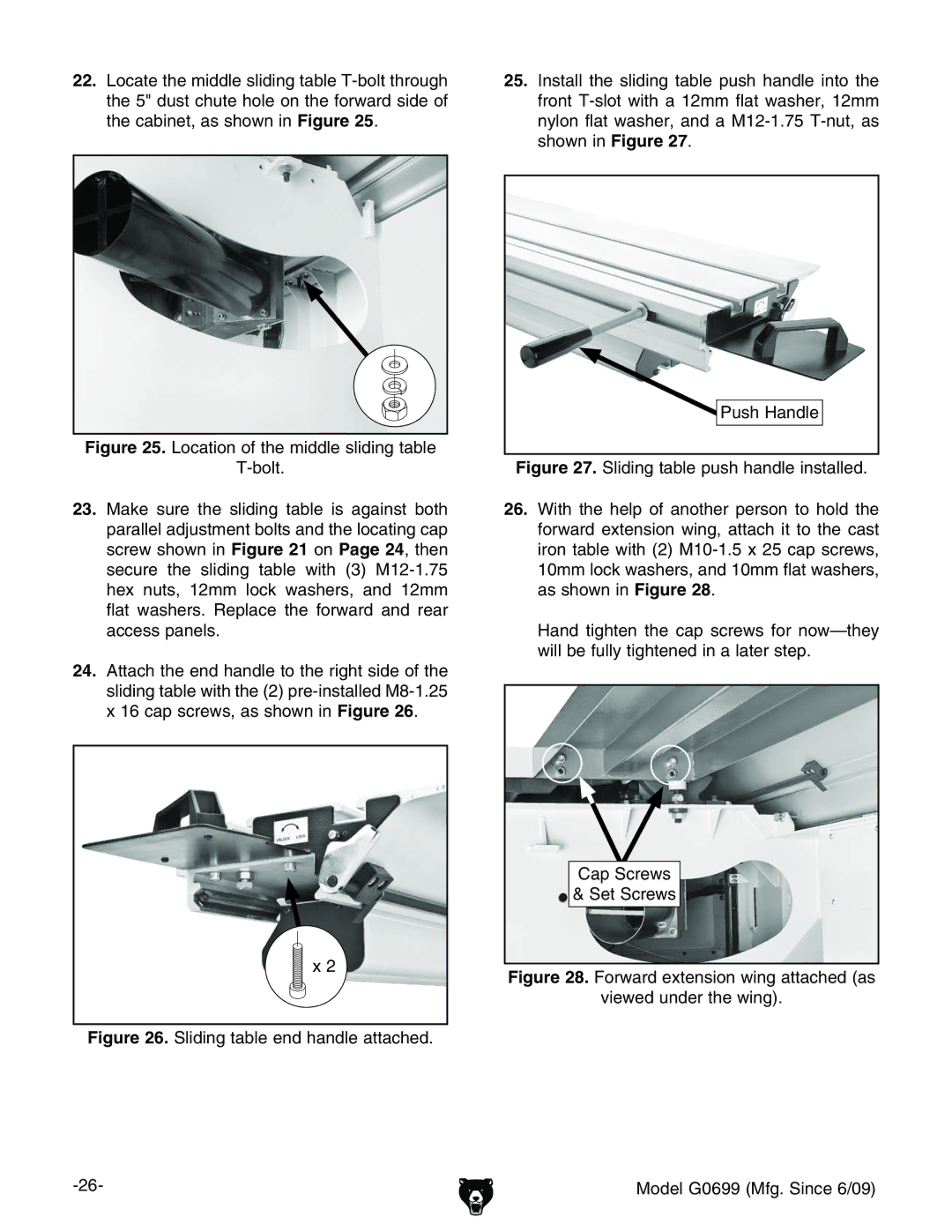 Grizzly G0699 owner manual IWdai#, 8VeHXgZlh HZiHXgZlh 