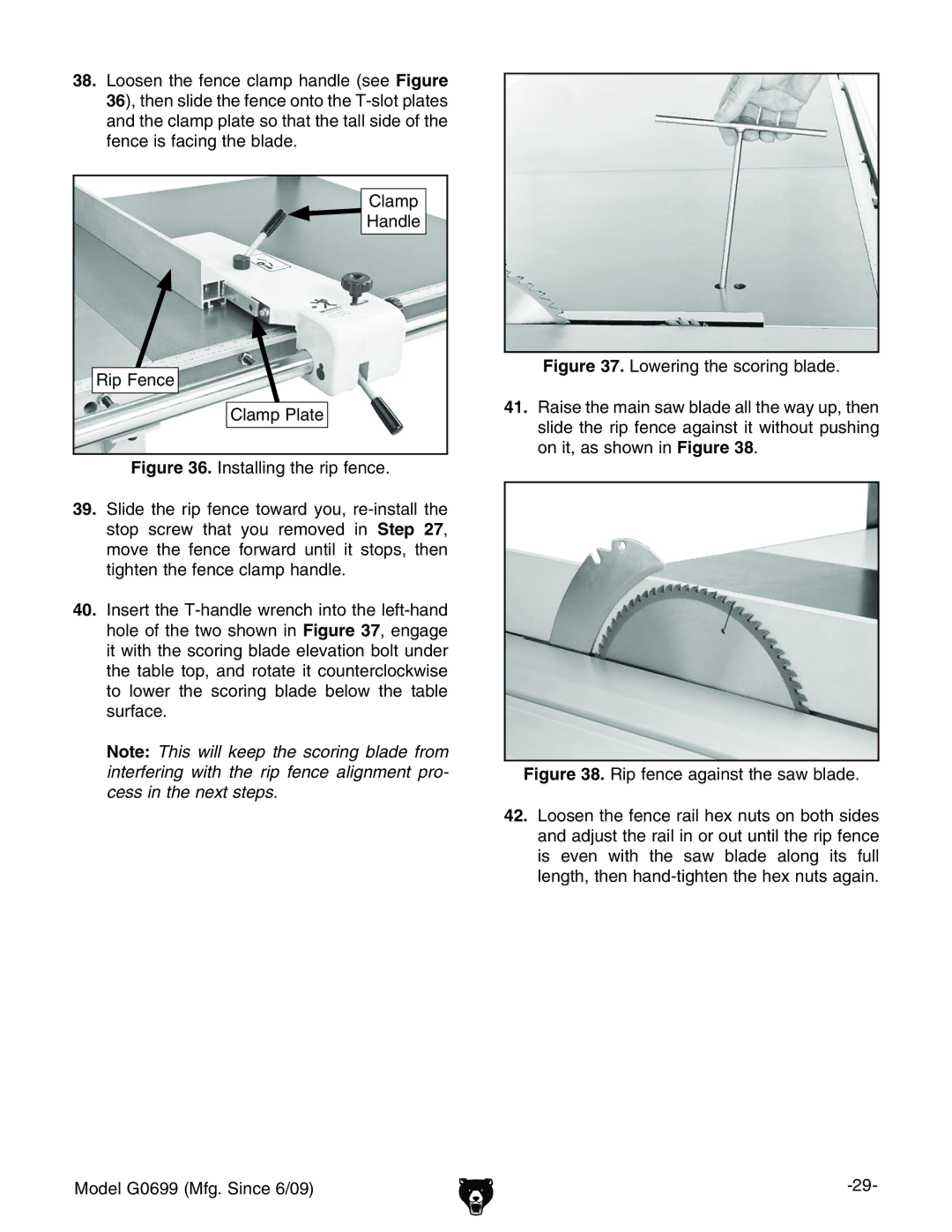 Grizzly G0699 owner manual ZcXZhVXc\iZWaVYZ#, GeZcXZ, 8aVbeEaViZ 