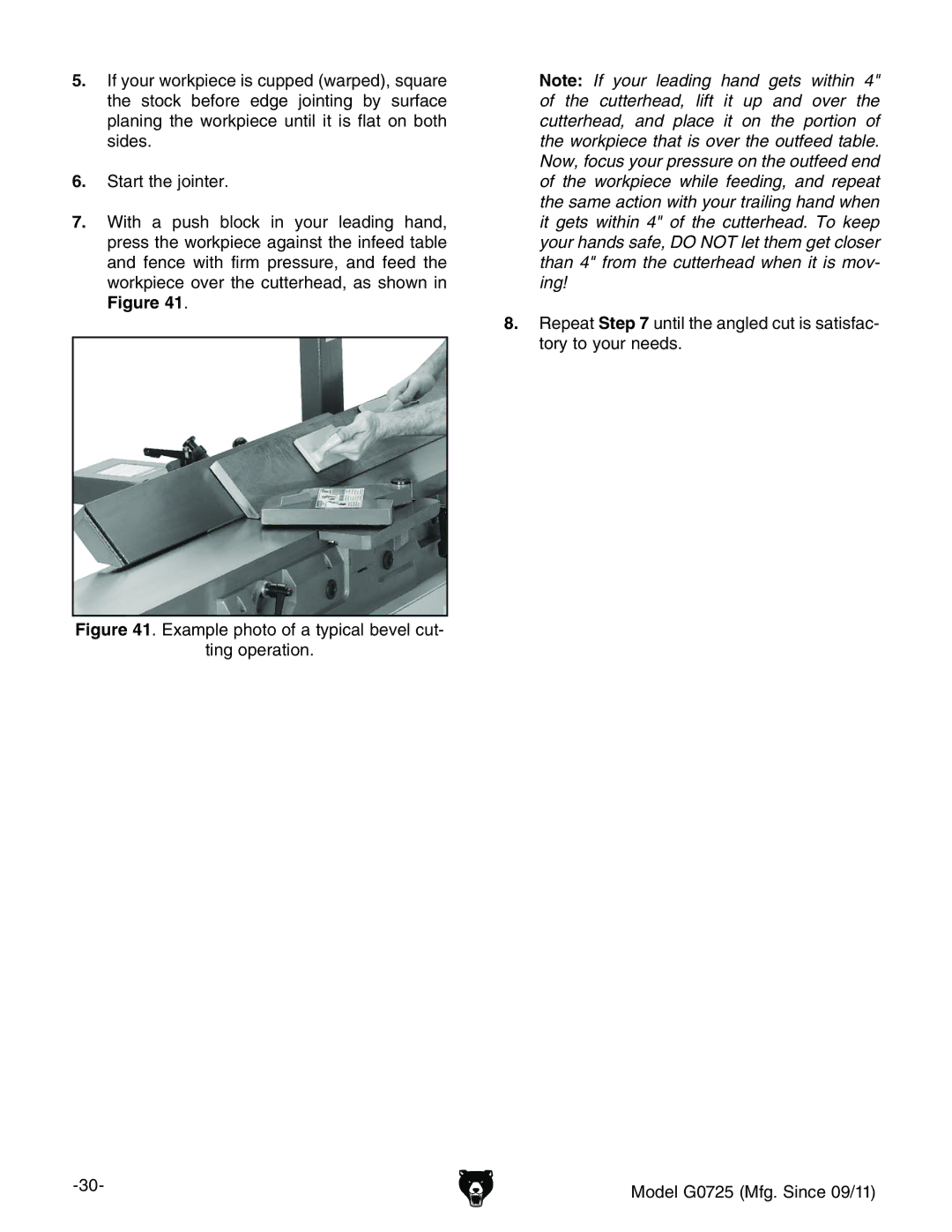 Grizzly G0725 owner manual Ic\deZgVidc#, #mVbeaZediddVineXVaWZkZaXji 