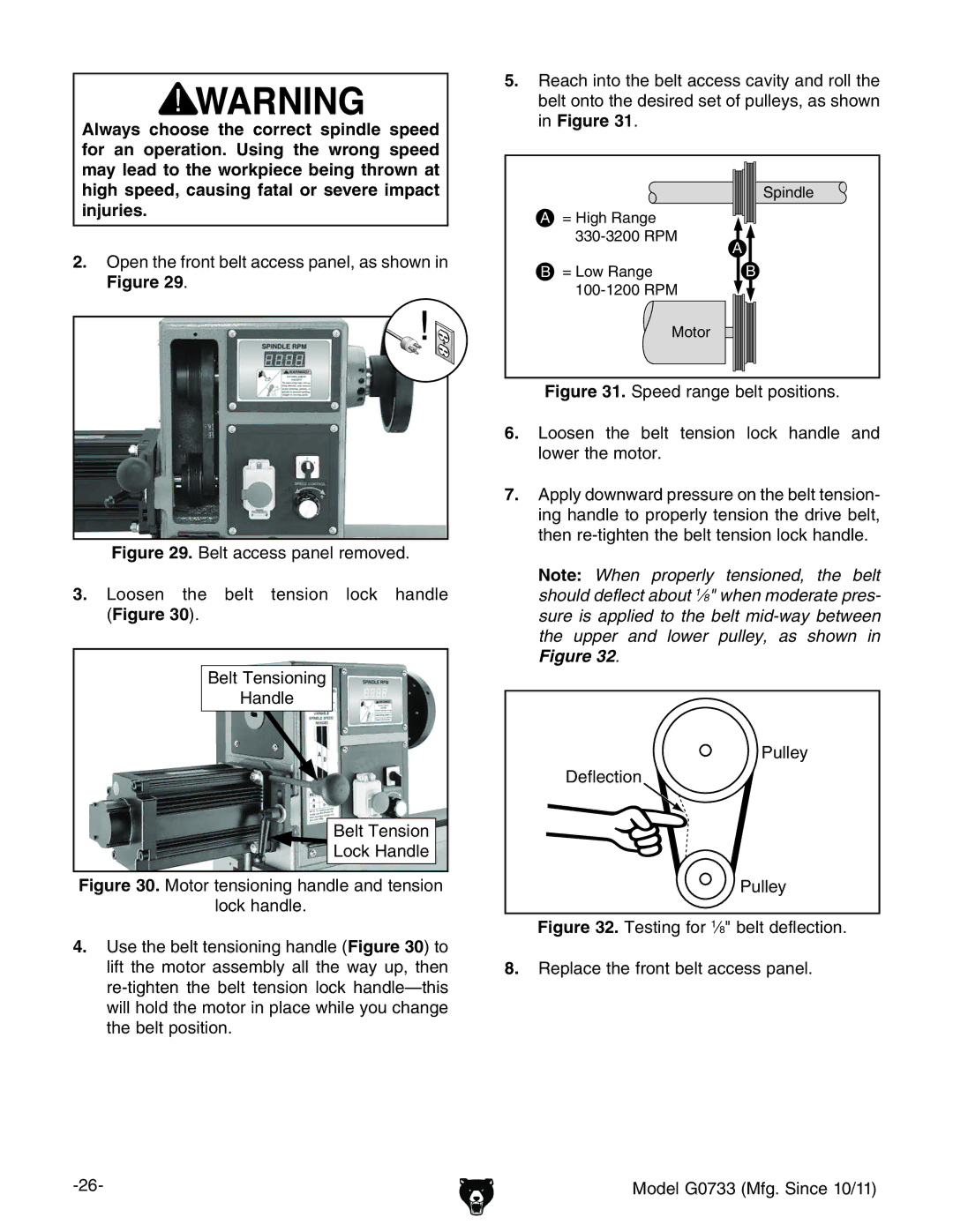 Grizzly G0733 owner manual BdidgiZchdcc\VcYaZVcYiZchdc AdX`VcYaZ#, EjaaZn 9ZaZXidc 