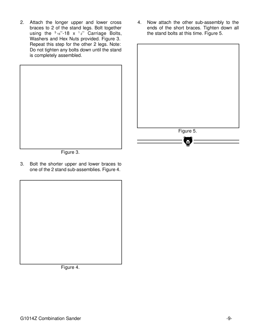 Grizzly G1014Z instruction manual 