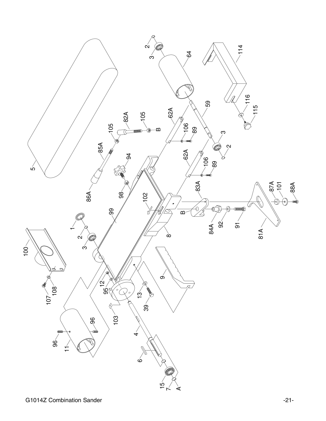 Grizzly G1014Z instruction manual 