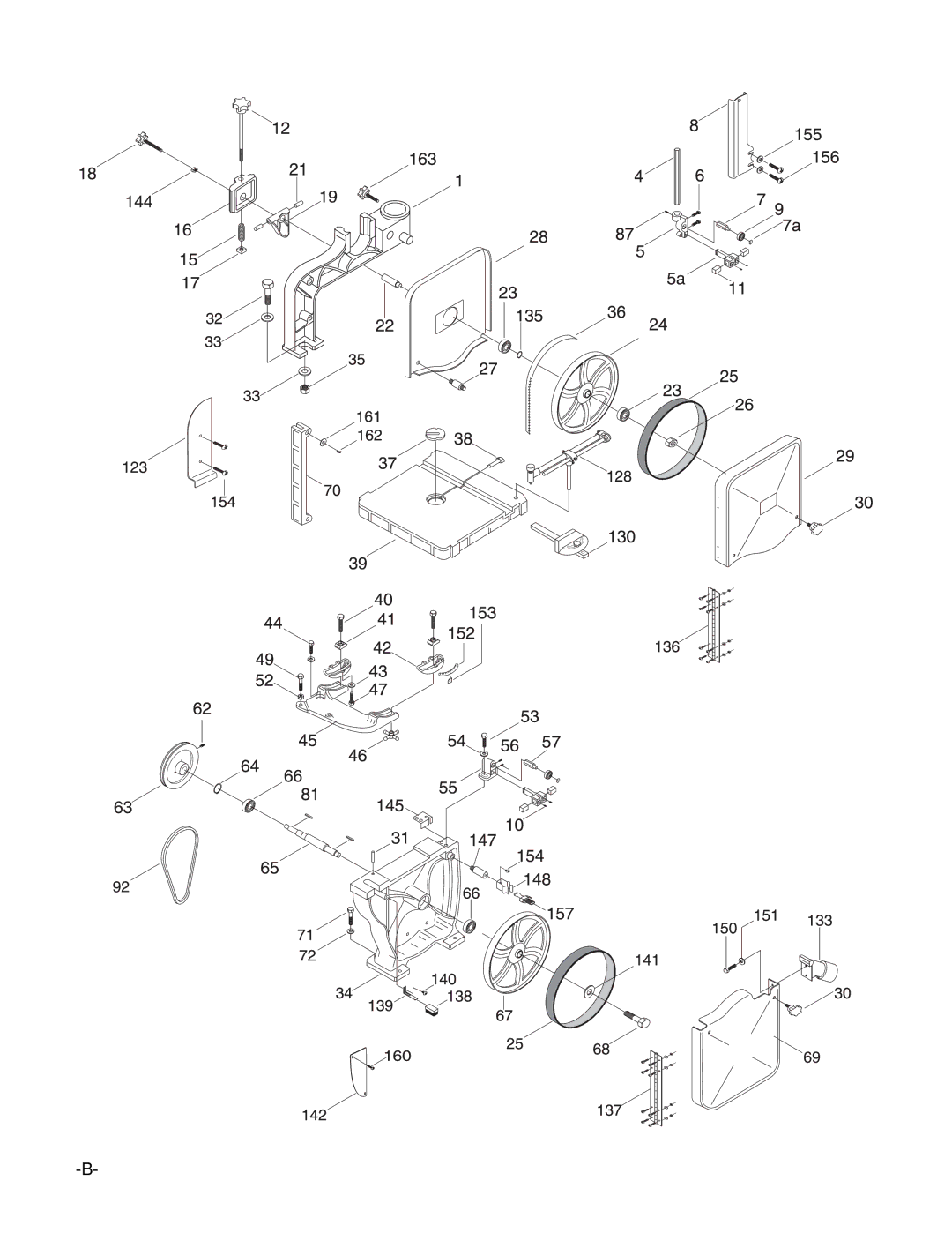 Grizzly instruction manual G1019 14 Bandsaw 