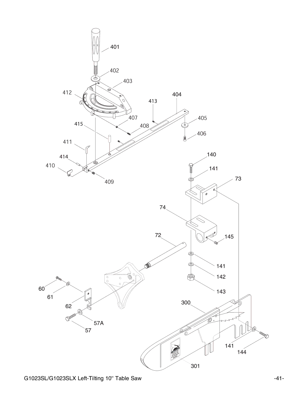 Grizzly G1023SLWX instruction manual G1023SL/G1023SLX Left-Tilting 10 Table Saw 