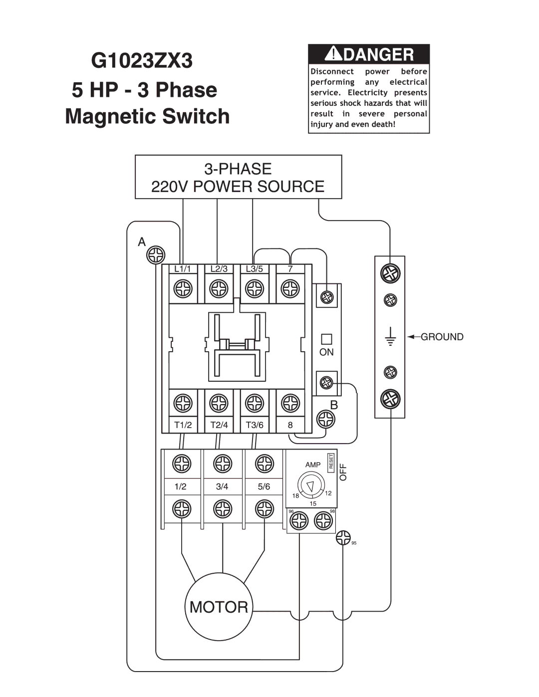 Grizzly G1023ZX3 instruction manual 